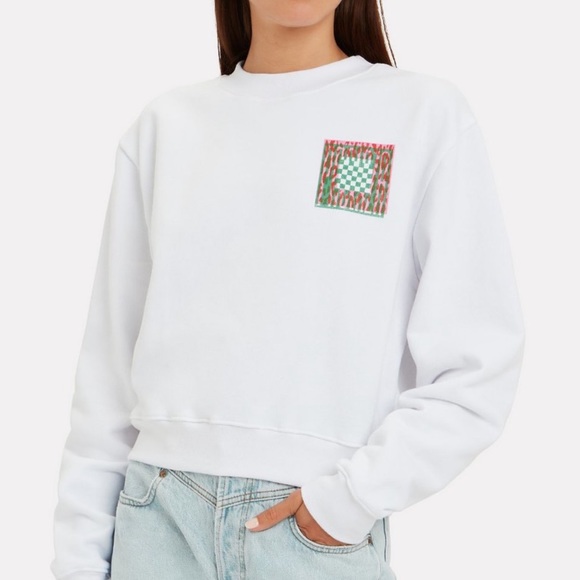 Proenza Schouler Tops - ✨PROENZA SCHOULER✨Logo Print Cotton Sweatshirt